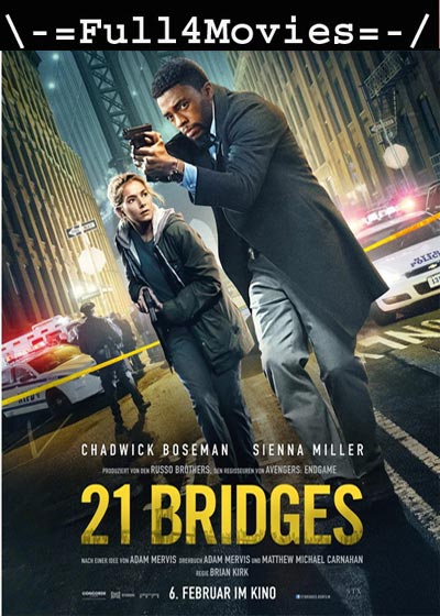 21 Bridges (2019) 1080p | 720p | 480p BluRay [Hindi Dubbed + English]